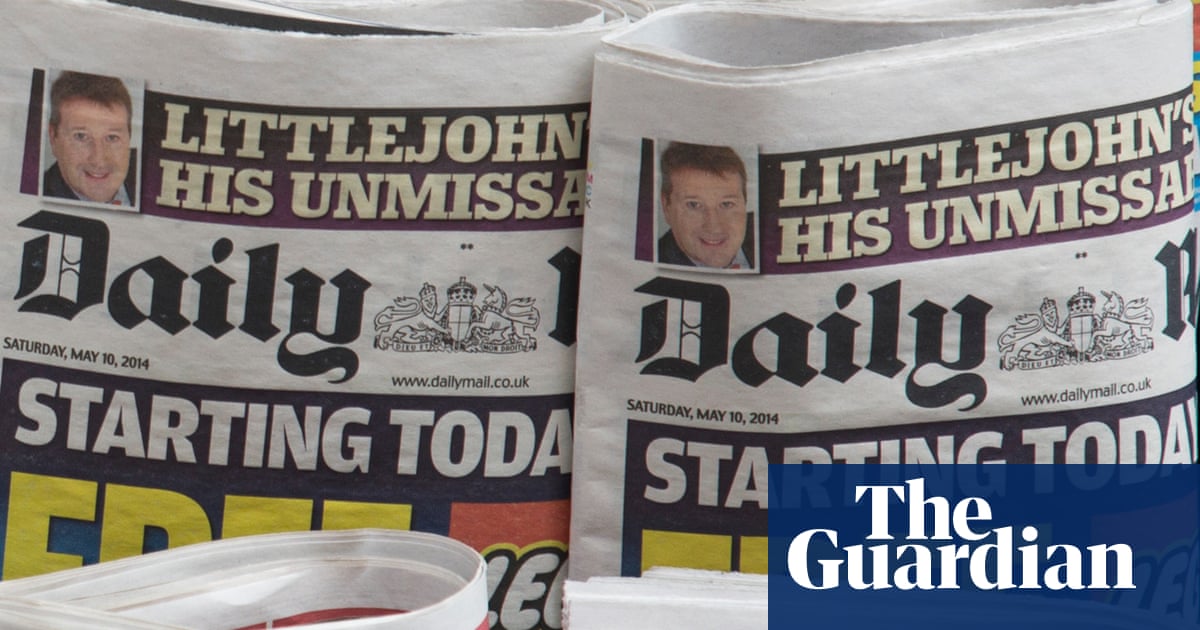 Daily Mail owners print advertising revenues plunge by 70%