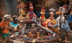 A scene from Chicken Run: Dawn of the Nugget