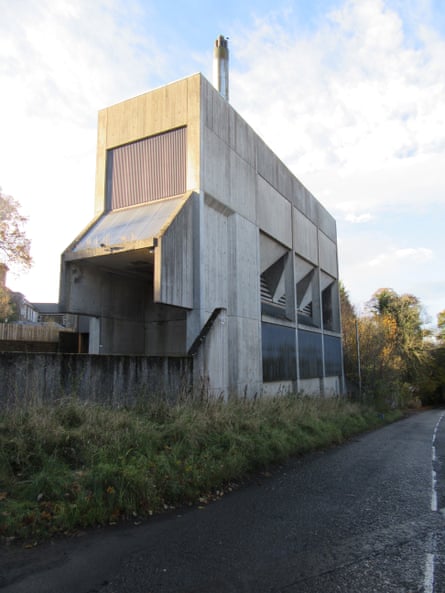 The boiler house in Melrose in the Scottish Borders designed by Peter Womersley in 1977, soon to be converted into five apartments.