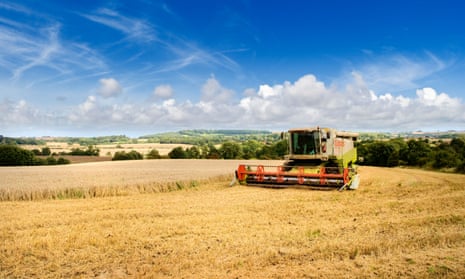 Harvesting in the Lincolnshire Wolds