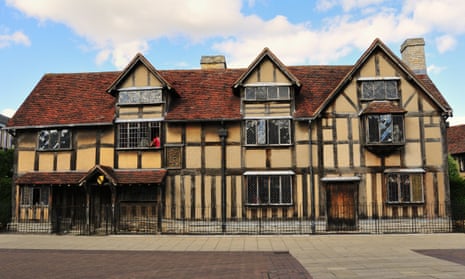 Shakespeare’s birthplace in Stratford-upon-Avon