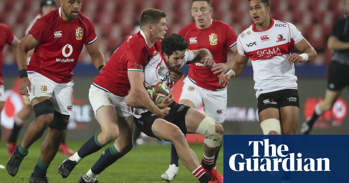 Rassie Erasmus makes tackling jibe at Lions’ Owen Farrell