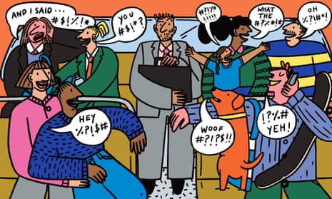 Illustration of people swearing