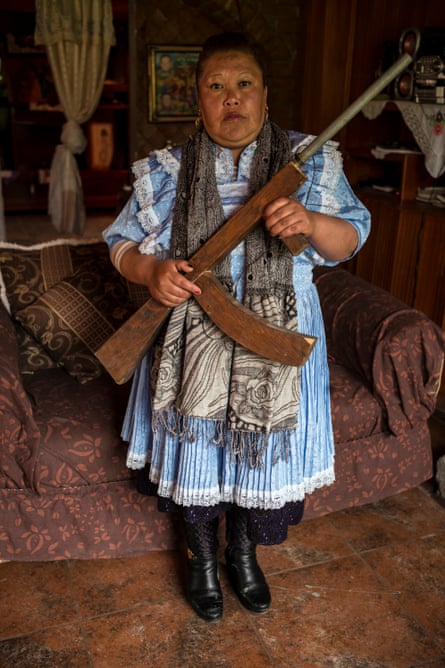 Lilia Crisostomo Maldonado, one of the ‘women defenders of the water’ of the Mazahua. The Cutzamala valley where the Mazahua live is one of the main sources of water for Mexico City.