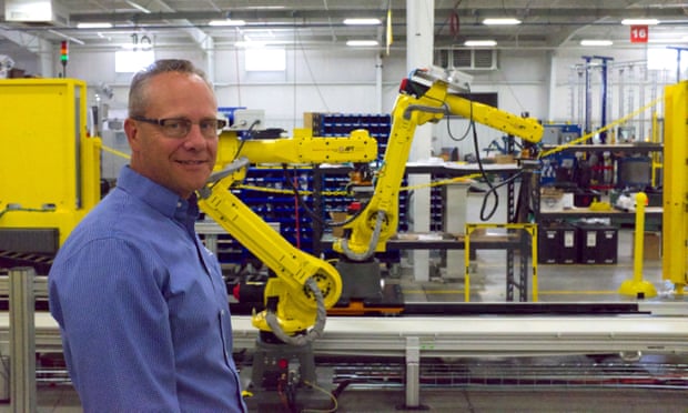 “Robots increase production, but they don’t take away people,” said Tony Nighswander, president of APT Manufacturing Solutions.