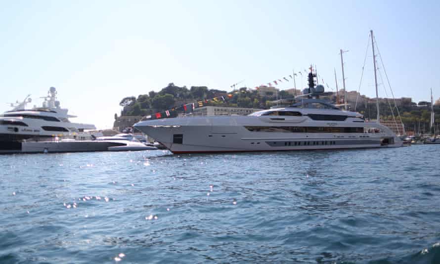 The super yacht Galactica Super Nova, owned by Vagit Alekperov.
