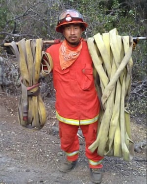 Kao Saelee worked as an incarcerated firefighter in 2018 and 2019.
