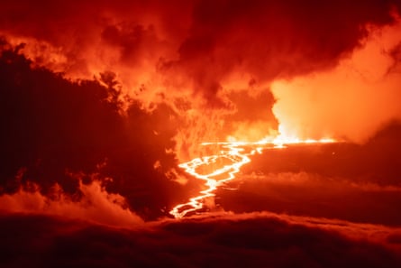 Lava from the north-east rift zone will likely take at least a week to reach populated areas.