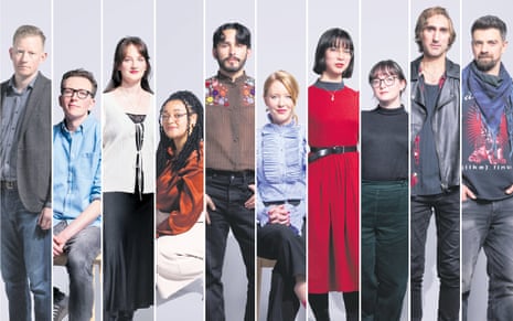 Portraits of the Observer's top 10 new novelists for 2024