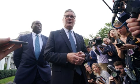 Prime minister Keir Starmer visits Washington DC with foreign secretary David Lammy on 13 September.