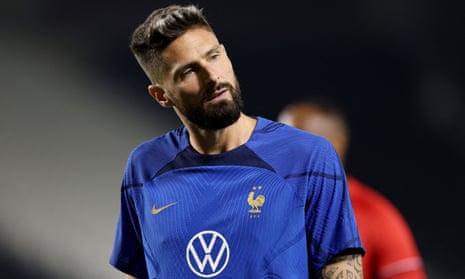 Olivier Giroud in training