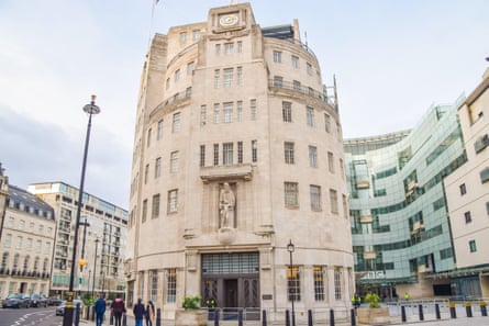 Broadcasting House, the BBC headquarters in London.