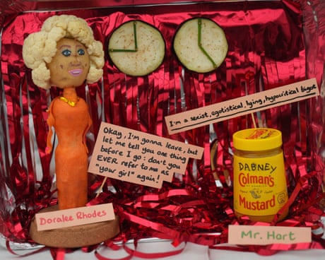 London fair features veggie sculptures from squash Trump to ‘Cauli Parton’