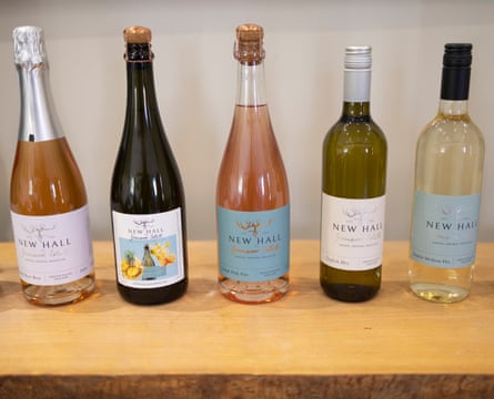 Some of the wines produced by New Hall.