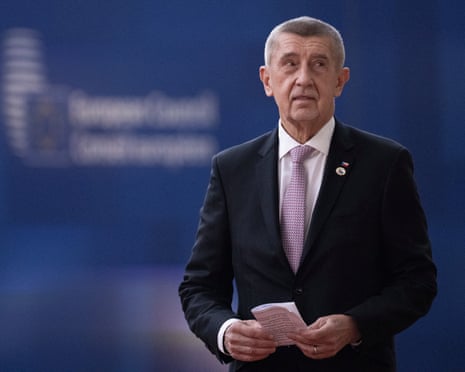 Czech Republic's prime minister Andrej Babiš arrives for a EU Summit at the EU headquarters in Brussels.