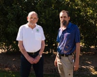 Ian McConachie and traditional owner and Kabi Kabi man Russell Bennet.