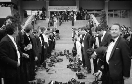 Photographers boycott Isabelle Adjani in 1983.