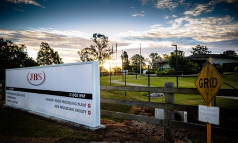 A JBS facility at Dinmore, west of Brisbane, Australia