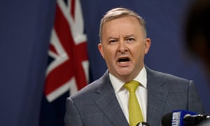Federal opposition leader Anthony Albanese