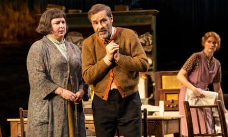 History lesson … Siobhán McSweeney, Ardal O’Hanlon and Justine Mitchell in Dancing at Lughnasa.