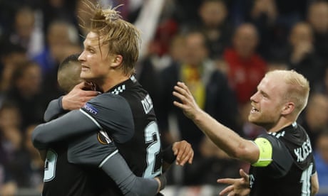 Ajax S Justin Kluivert Wants To Be The Best And Not Just Famous For His Dad Ajax The Guardian