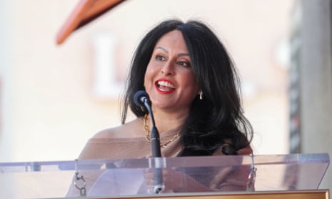Los Angeles city council president Nury Martinez  speaking at an event