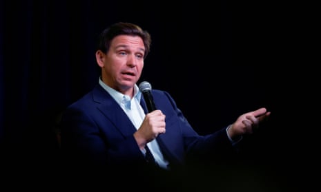 Ron DeSantis, the Florida governor has not declared a run for the presidency but he is the only close challenger to Donald Trump in polling.