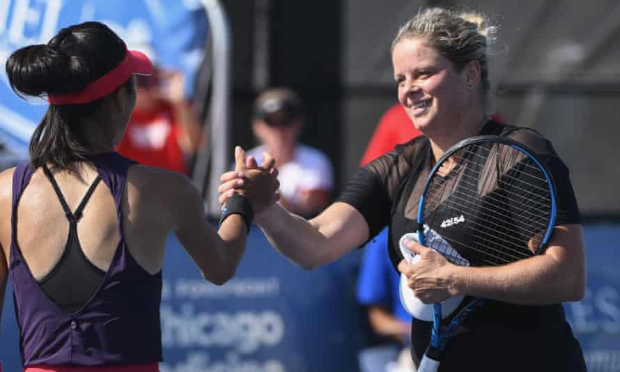Kim Clijsters made a return at the World Team Tennis event in July.