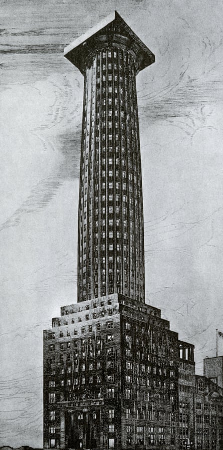 Adolf Loos’s doric column-shaped tower.