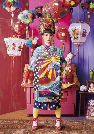 Tamao Shigemune is one of the leading Harajuku street style designers working today. During the 20th century, kimonos were seen as impractical for a long period but, from the 1990s on, the style has re-emerged among young, fashionable people. Tamao uses polyester and digital printing techniques to make more affordable kimono.
