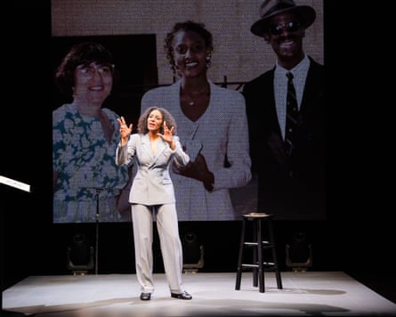 Woman on stage