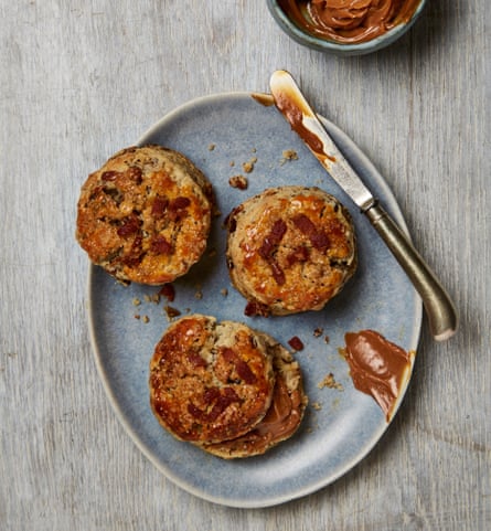 Yotam Ottolenghi’s bacon and chestnut scones with Marmite butter