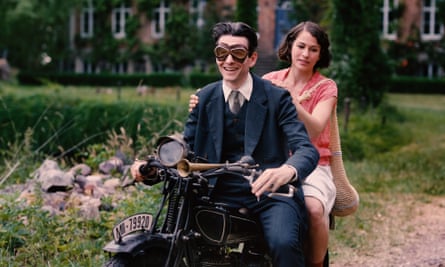A still from 2023 film The Glory of Life, which traces the romance between Franz Kafka (Sabin Tambrea) and Dora Diamant (Henriette Confurius), directed by Georg Maas.