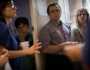 The morning ward-around meeting