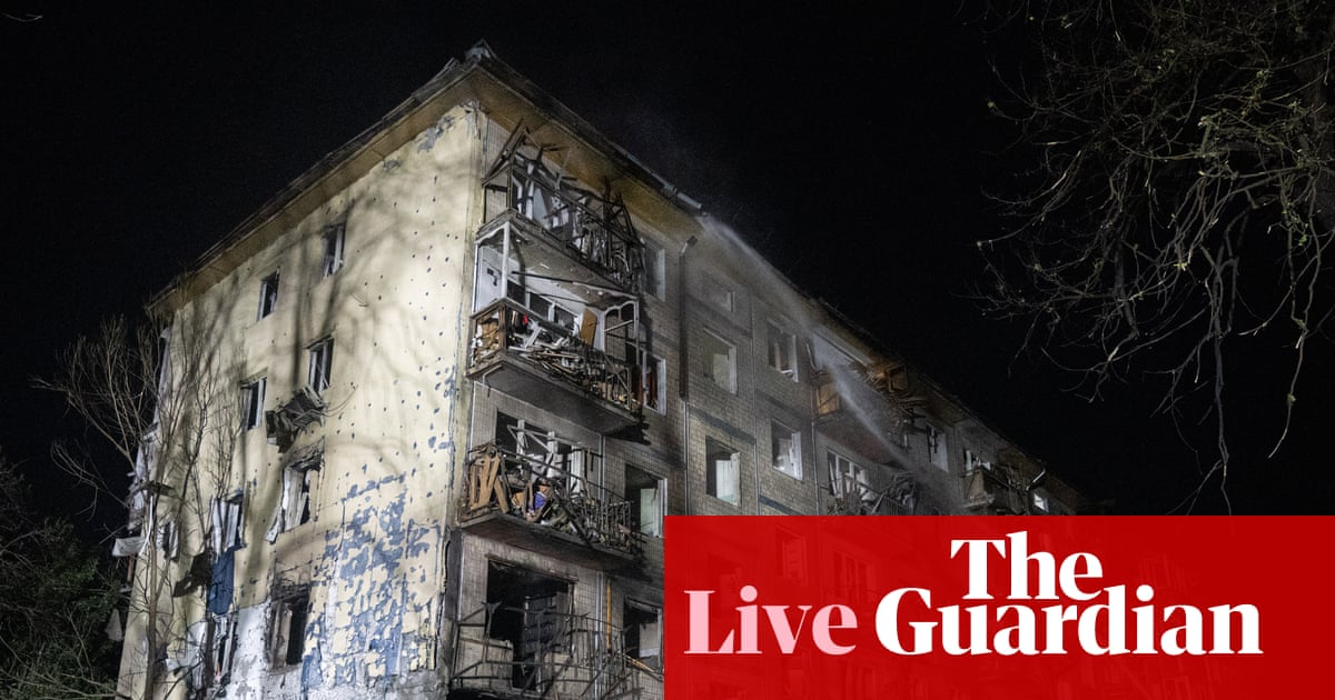 Zelenskyy warns of low air defence supplies after Russian strike kills nine in Ukraine – Europe live
