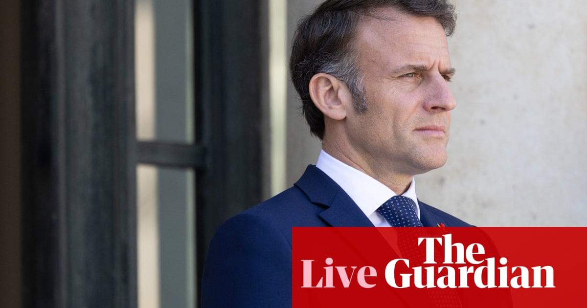 France could recognise Palestinian state in June', says Emmanuel Macron  as it happened