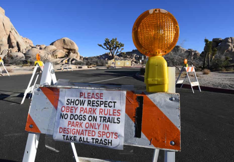 The federal government’s partial shutdown has taken a toll on Joshua Tree national park.
