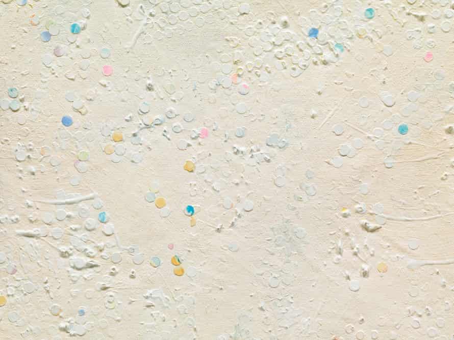 Howardena Pindell review – from sheer painterly bliss to depictions of appalling racial terror | Painting 3 Patterns of power … a detail from one of Pindell’s untitled canvases.