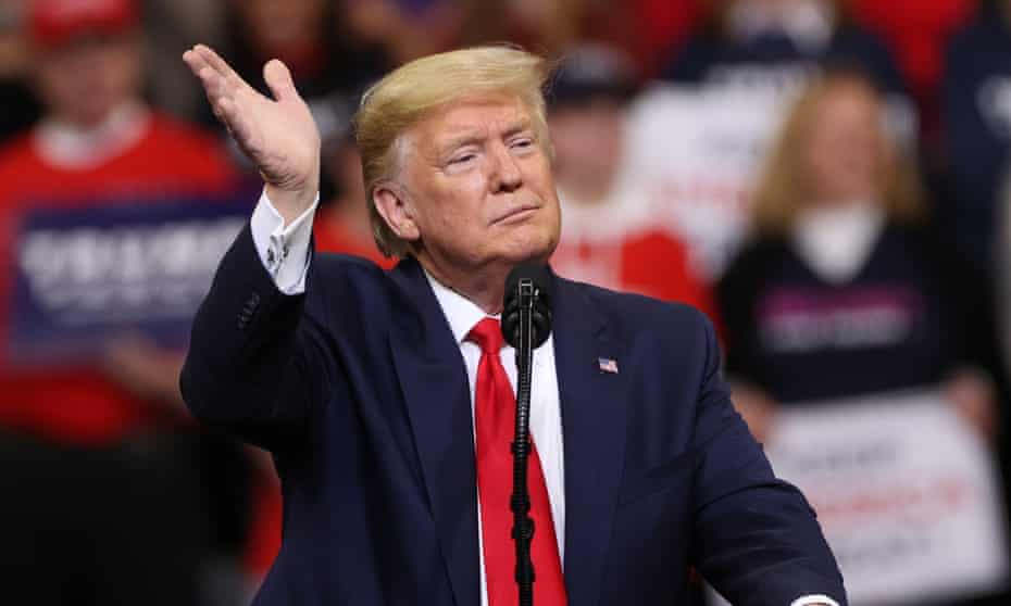On Tuesday, Trump recorded his highest ever approval rating in one poll, as the Democratic Iowa caucus collapsed into disarray.