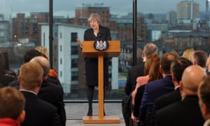 Theresa May in Belfast on Tuesday on a mission to sell her Brexit vision. 2918.jpg?width=300&quality=85&auto=forma