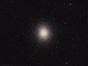 Omega Centauri is a globular cluster located in the constellation of Centaurus about 15,800 light years from Earth