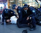 Australia politics live: police under fire for handling of Sydney protests; chief says speakers ‘incited’ crowd