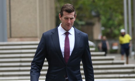 Ben Roberts-Smith outside the federal court in Sydney