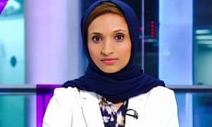 Fatima Manji in a hijab