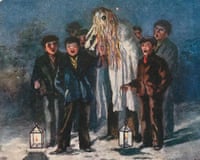 Mari Lwyd, an ancient welsh Christmas custom.