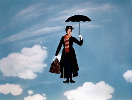 Julie Andrews dans Mary Poppins.