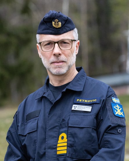 Petkovic in navy uniform