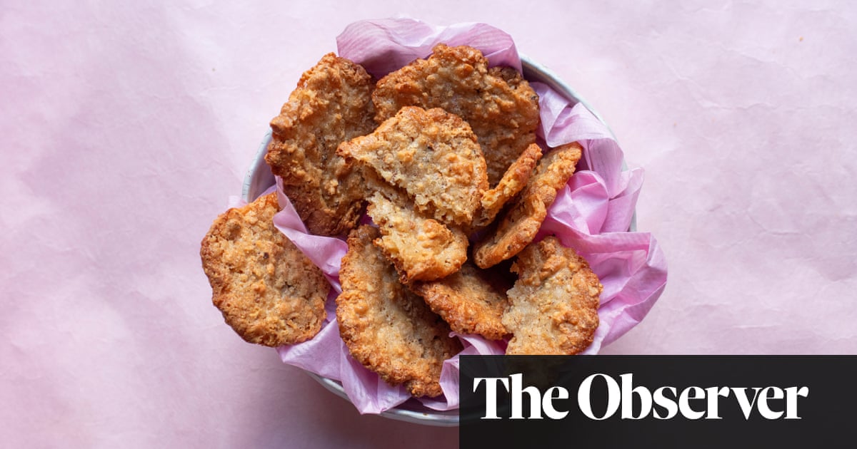 Nigel Slater's recipe for almond and marzipan biscuits