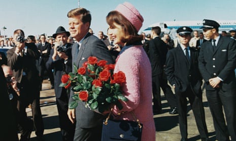 John and Jackie Kennedy arriving at Love Field in Dallas in 1963.