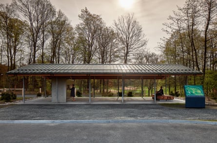 The Group Pavilion at Storm King’s new visitor entrance.